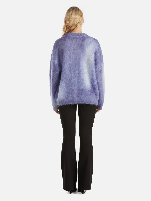 Delilah Knit Pullover - Iris Swirl