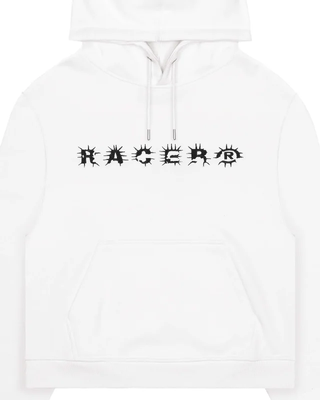 White Spike Hoodie