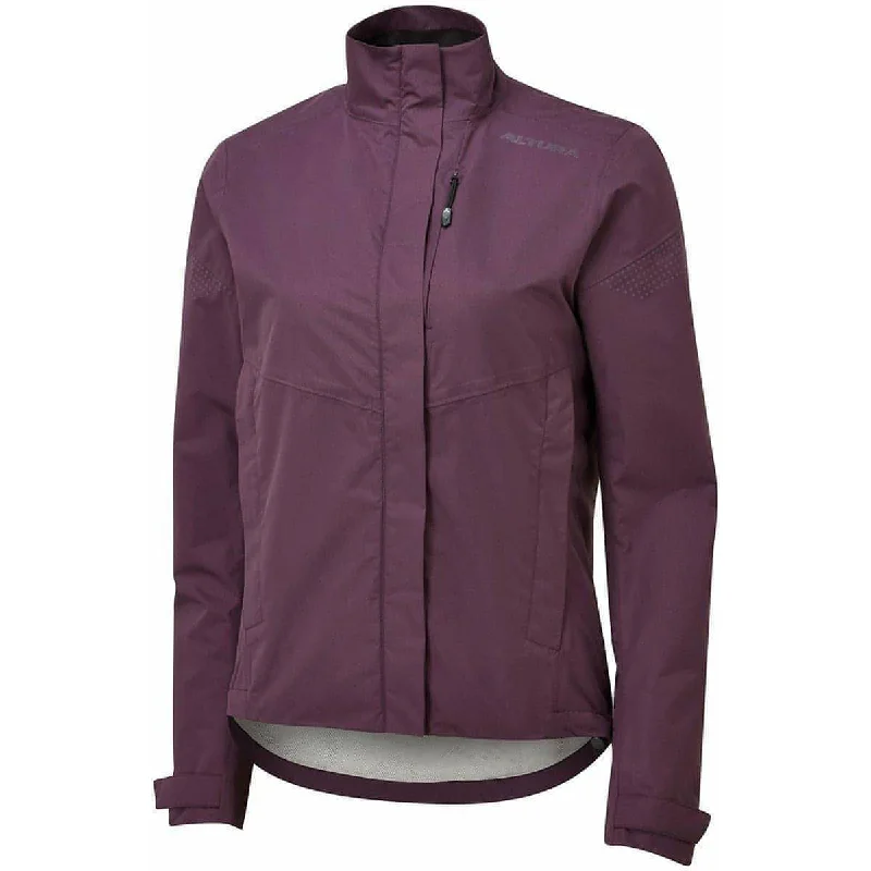 Altura Nevis Nightvision Waterproof Womens Cycling Jacket - Purple