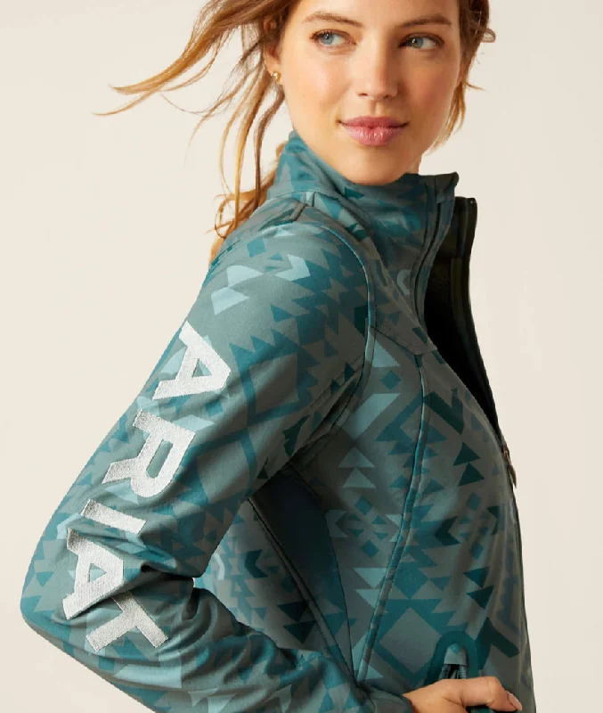 Ariat New Team Softshell Print Jacket - Pinewood