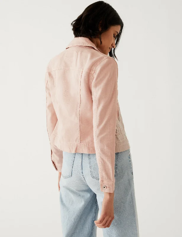 Cotton Rich Denim Jacket with Stretch