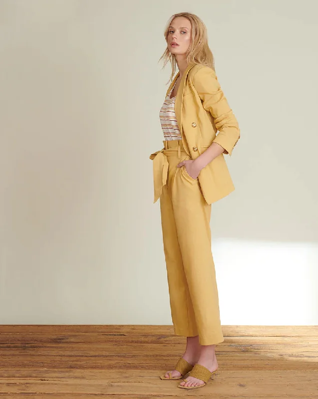 Nisha Boyfriend Jacket - Vintage Yellow