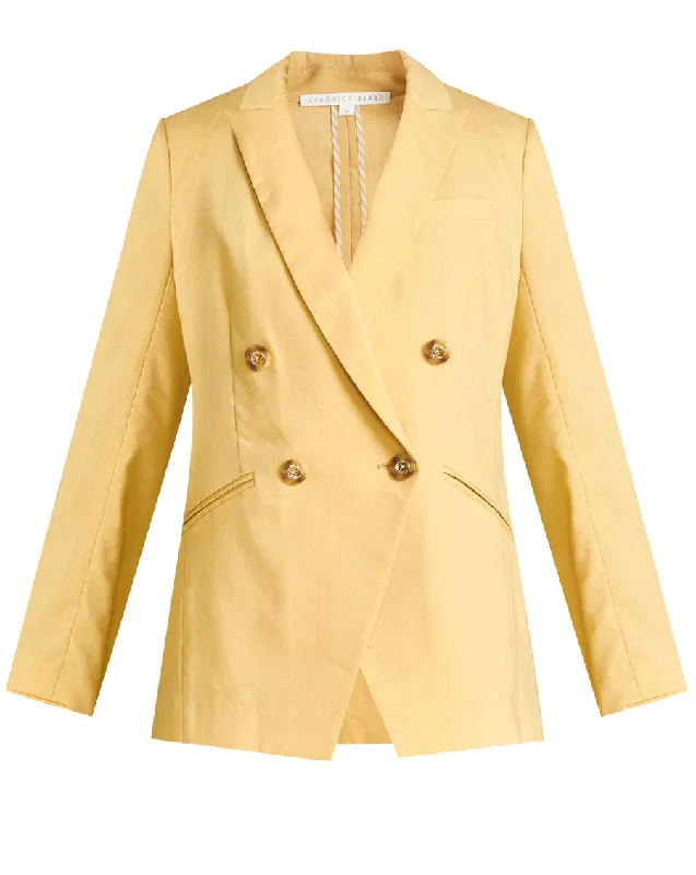 Nisha Boyfriend Jacket - Vintage Yellow