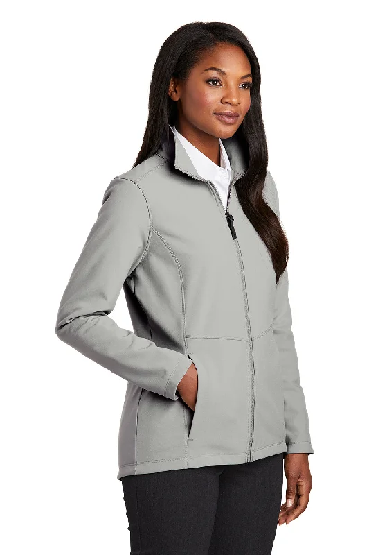 Port Authority Womens Collective Wind & Water Resistant Full Zip Jacket - Gusty Grey