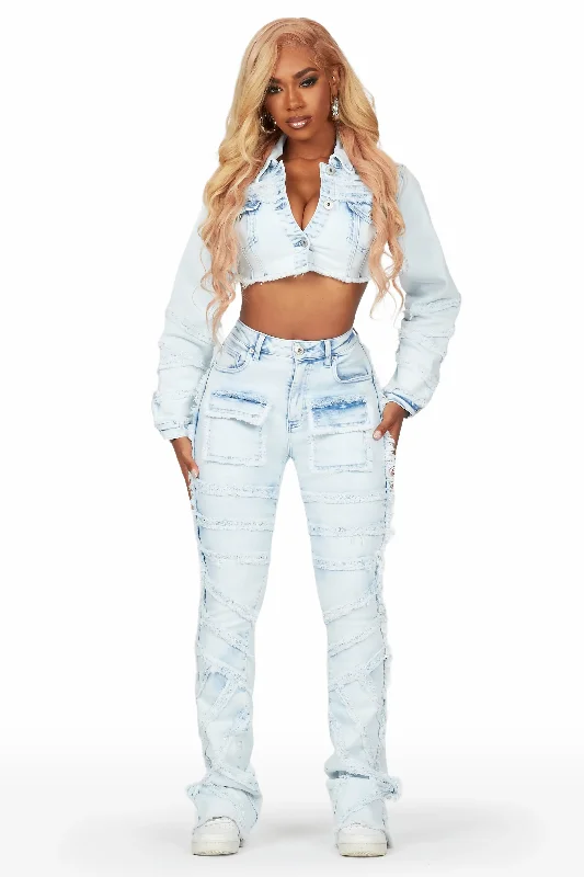 Lorraine Light Wash Denim Jacket