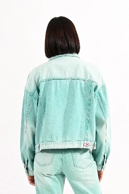 Aqua Acid Wash Jacket