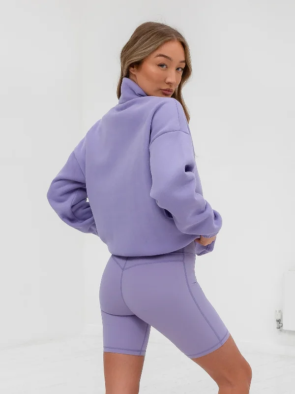 Ultimate 1/4 Zip Jumper - Lilac