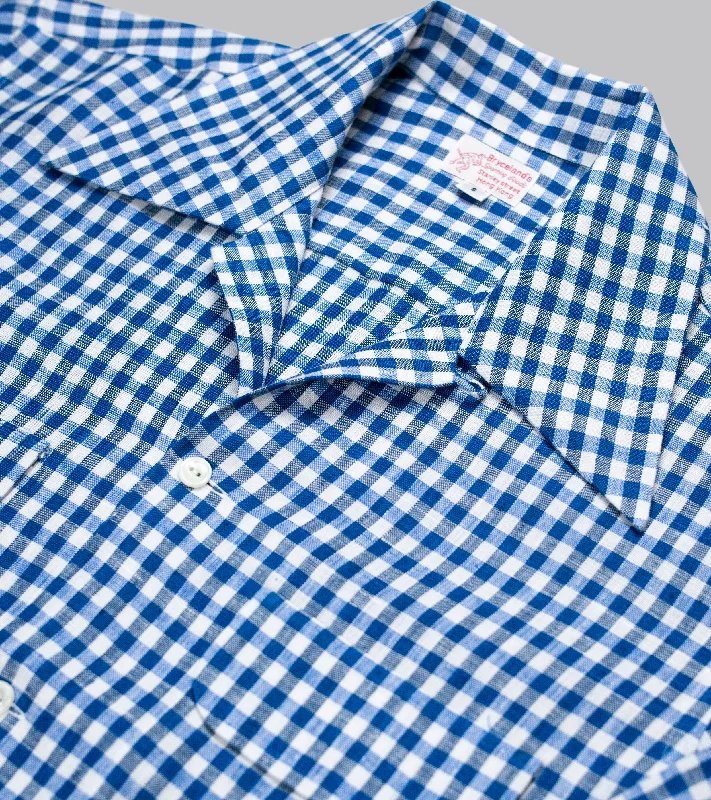 Bryceland's Sports Shirt Blue Gingham