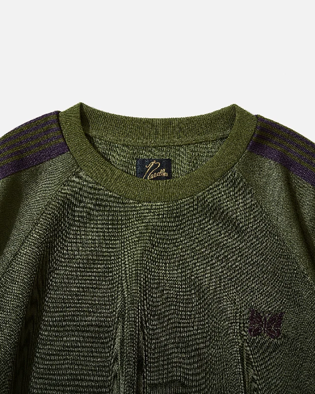 Crew Neck Shirt - Poly Smooth - Olive