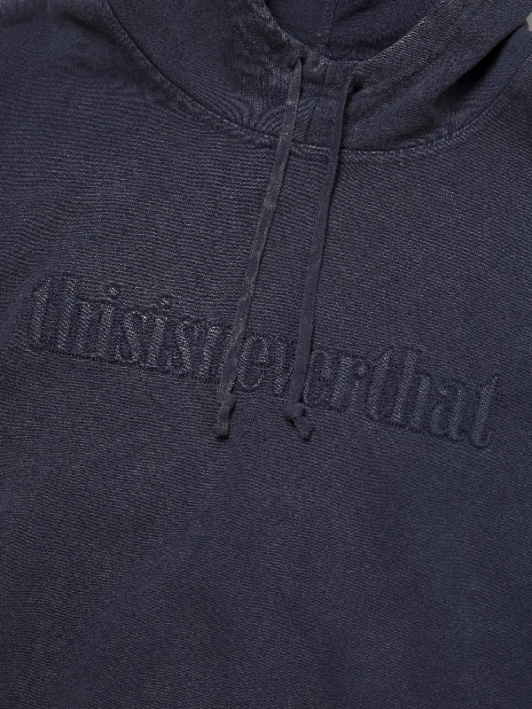 Washed Embroidery Hoodie