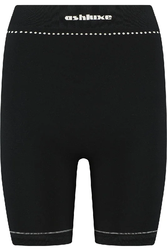 Ashluxury Female Active Biker Shorts - Black