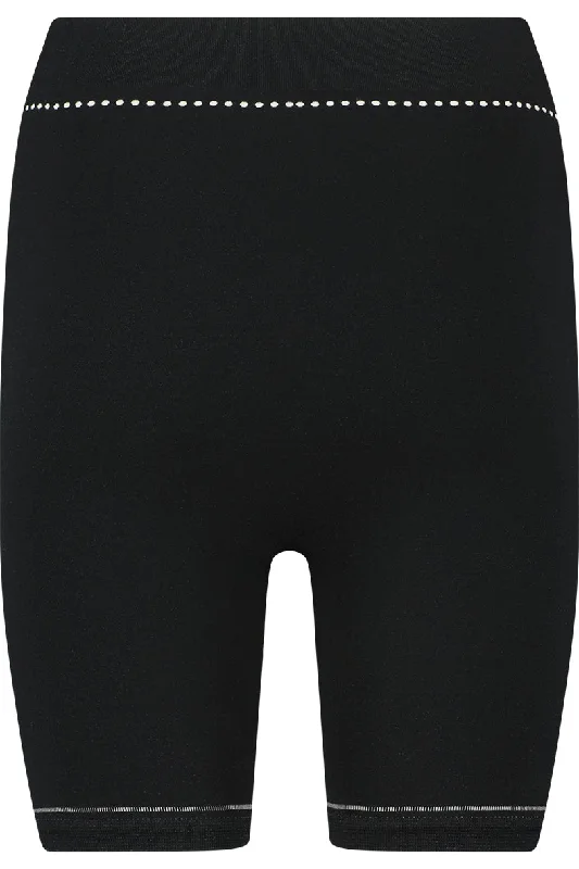 Ashluxury Female Active Biker Shorts - Black