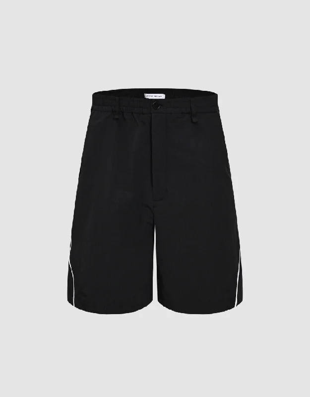 Elastic Waist Loose Shorts