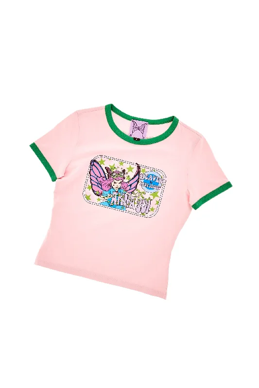 Limited Edition: Anna Sui x Heaven by Marc Jacobs Fairy Baby Tee Pink