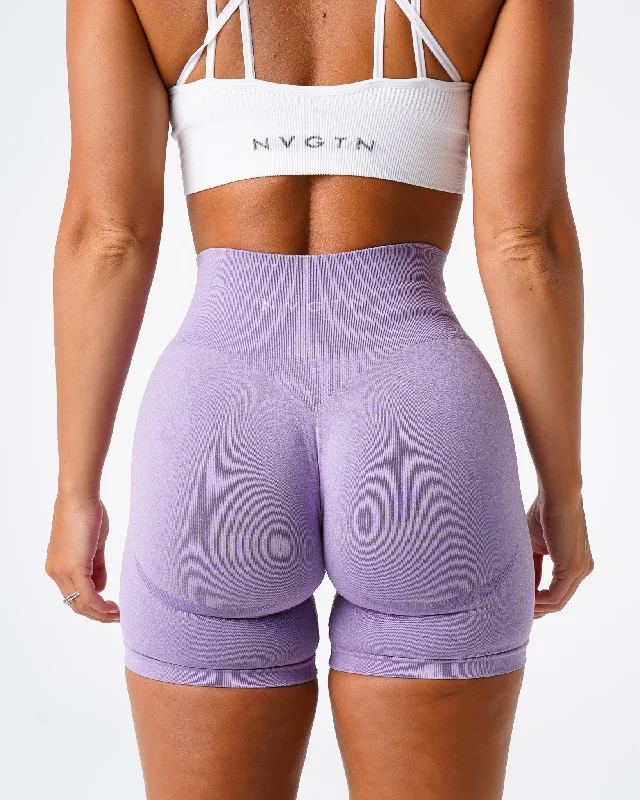 Lilac Contour Seamless Shorts