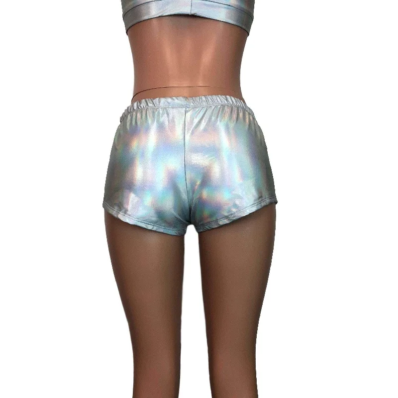 Rave Shorts - Opal Holographic