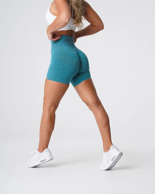 Teal Pro Seamless Shorts