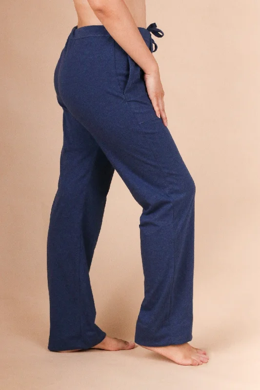 Women's Drawstring Pants with Patch Pockets