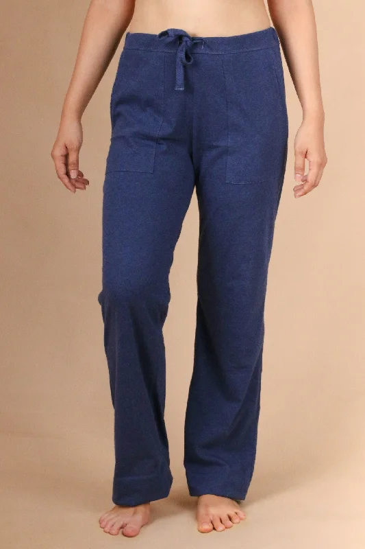 Women's Drawstring Pants with Patch Pockets