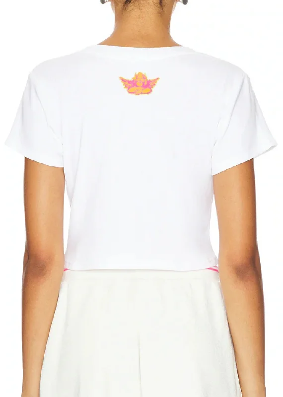 Boys Lie Sour Patch Crop Tee ★ White