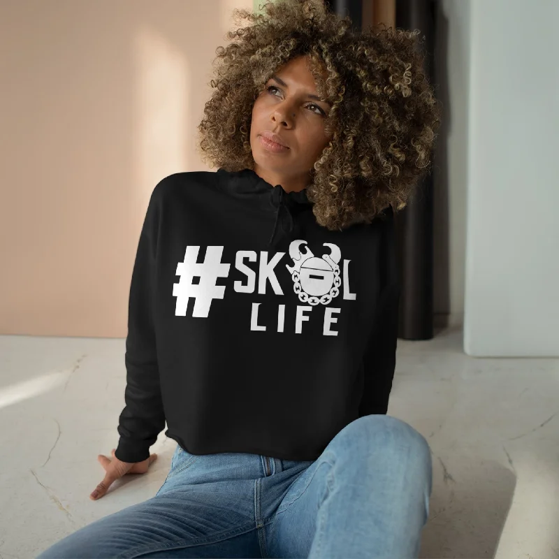 Crop Hoodie - Hashtag - #Life