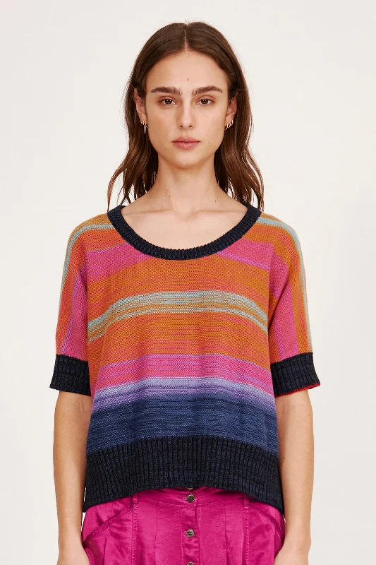 Cotton Cashmere Blues Allesandro Sweater