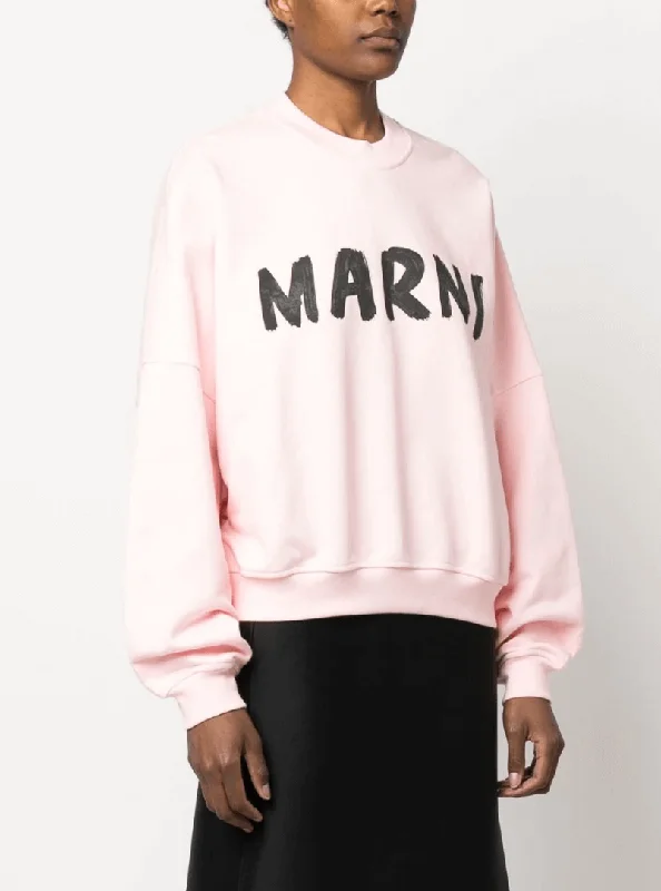 logo-print cotton sweatshirt