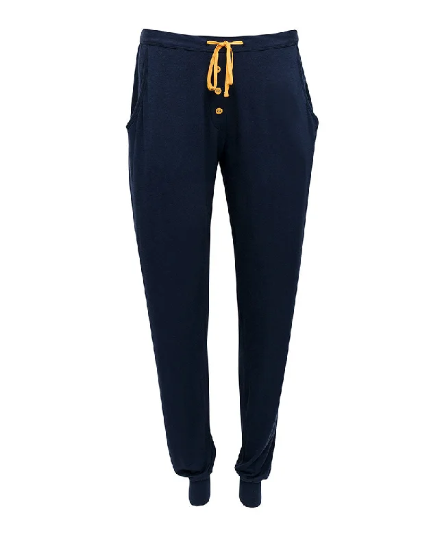 Navy Jersey Pyjama Bottoms