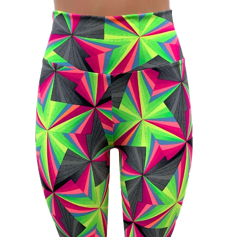 SALE - Optima Neon High-Waisted Leggings Pants