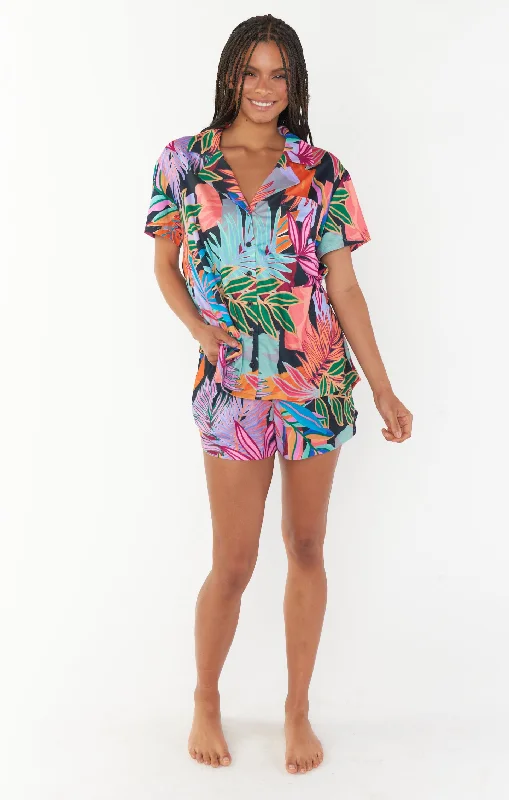 Sunday Morning Sleep Set ~ Tropical Paradise Knit